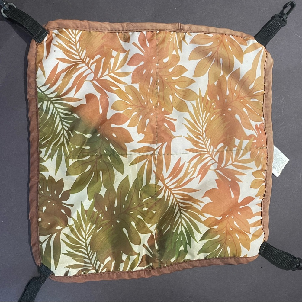 Tropical Leaf Print Cushion Cover pet hammock